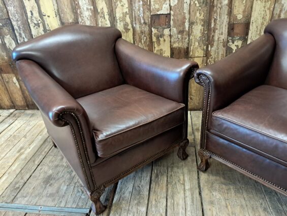 lambs leather club chairs seating armchairs