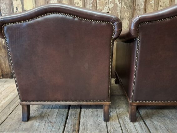 lambs leather club chairs seating armchairs