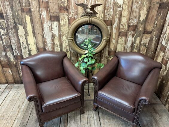 lambs leather club chairs seating armchairs