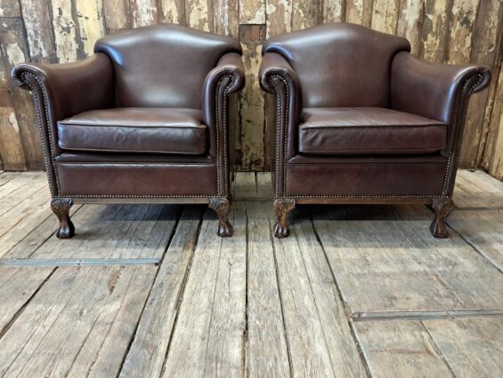 lambs leather club chairs seating armchairs