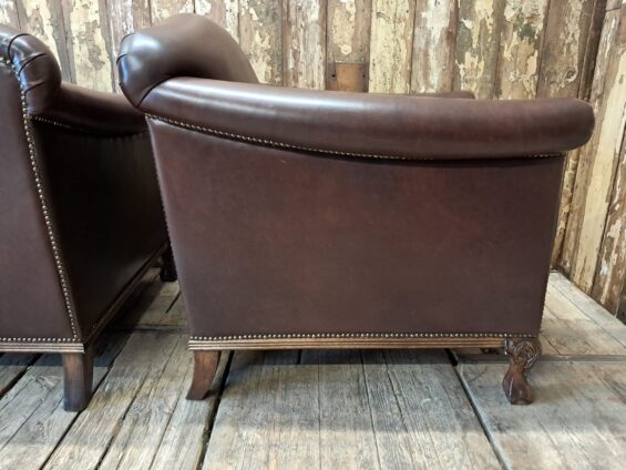 lambs leather club chairs seating armchairs
