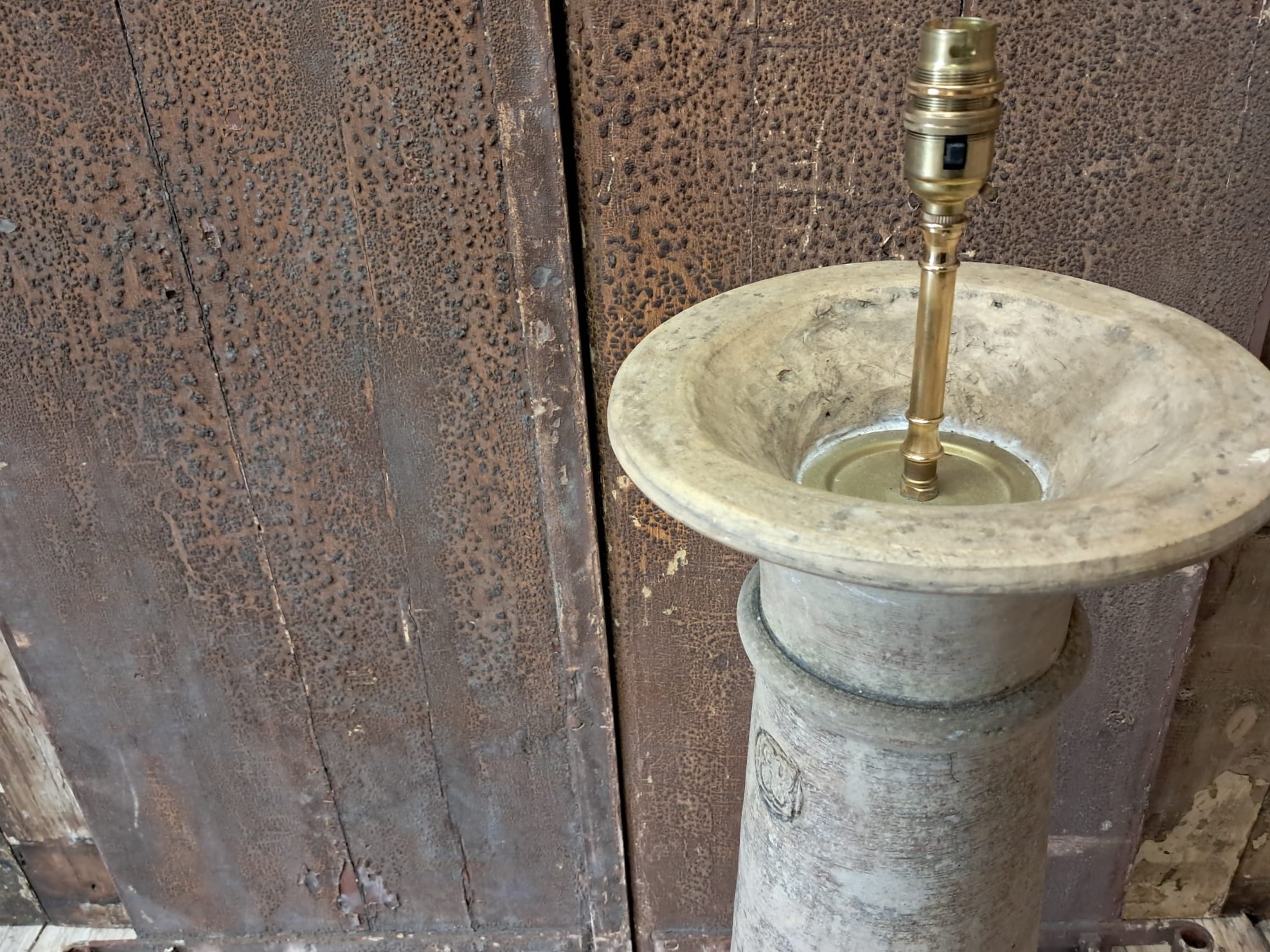 terracotta chimney pot lamp lighting bespoke