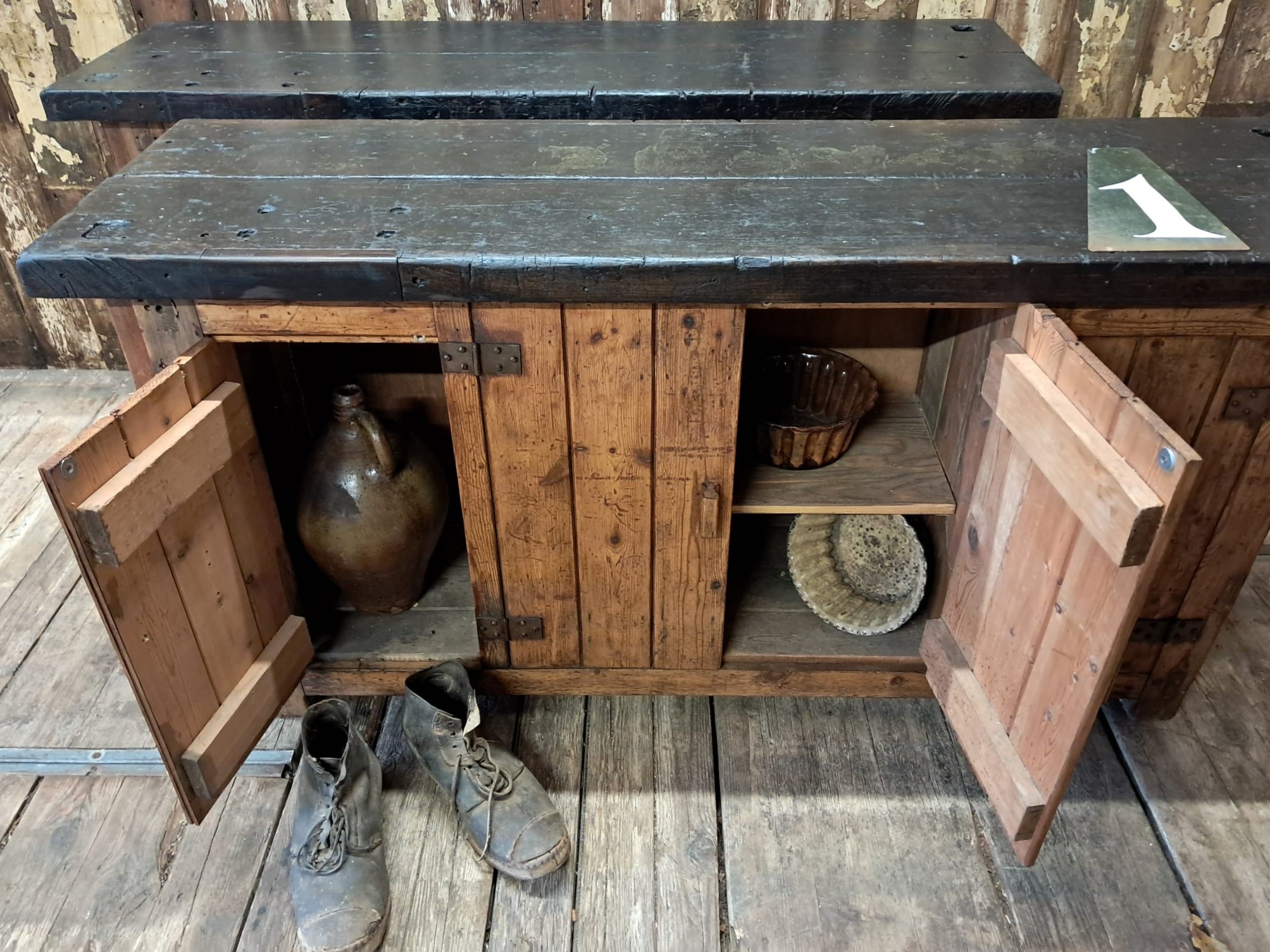 wooden workbench storage unit furniture cupboards and cabinets