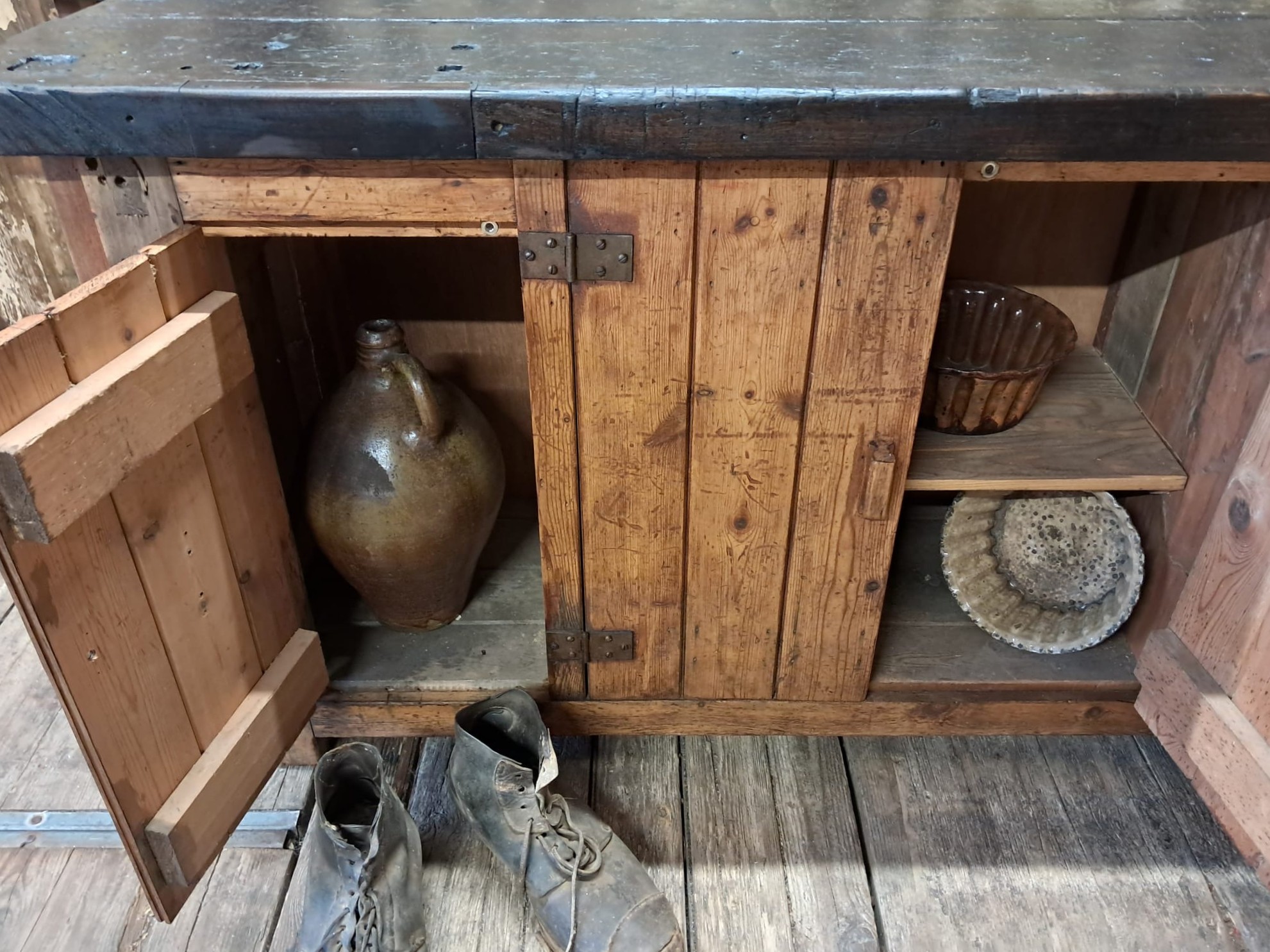 wooden workbench storage unit furniture cupboards and cabinets