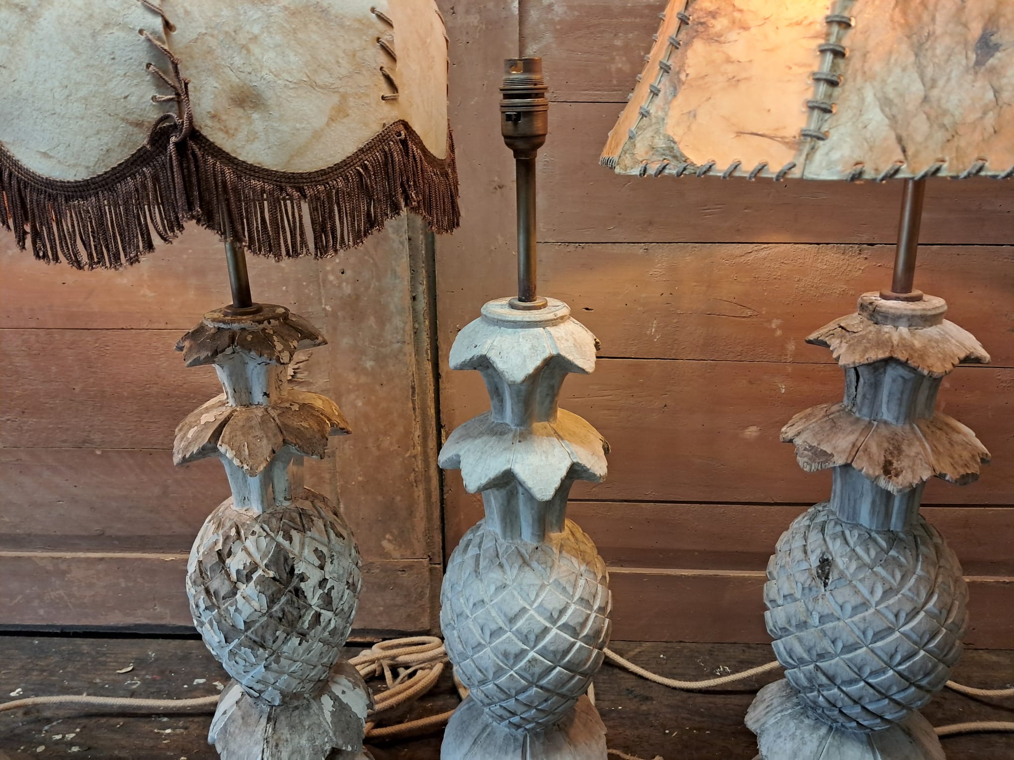 wooden carved lamp lighting bespoke