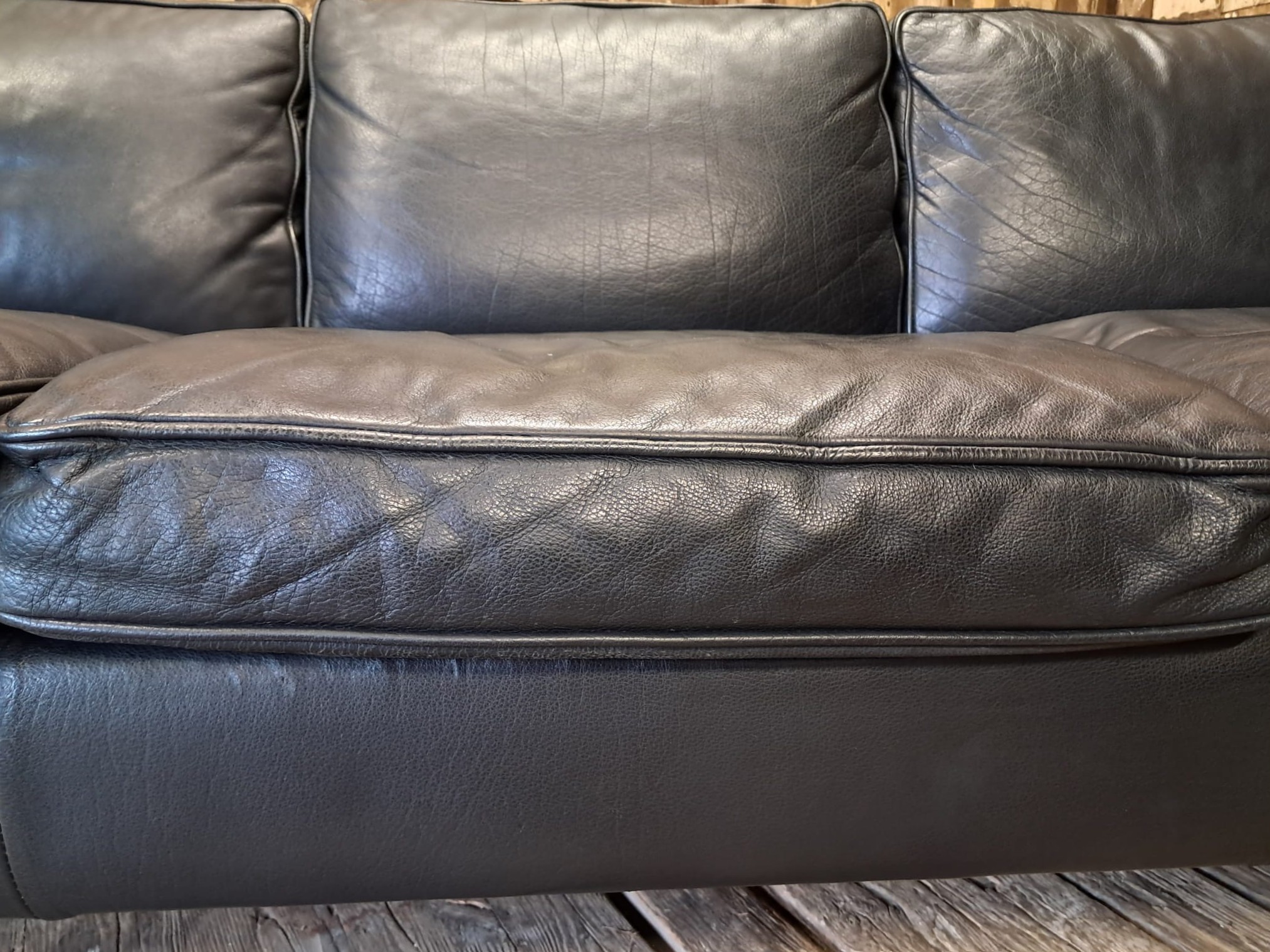 leather beech three seat danish stouby seating sofas