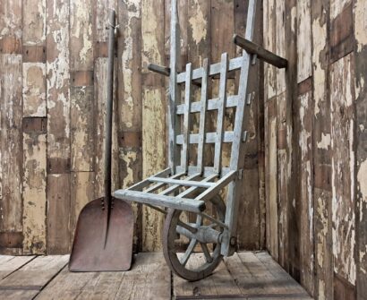 elm iron wheelbarrow wine cart garden decorative