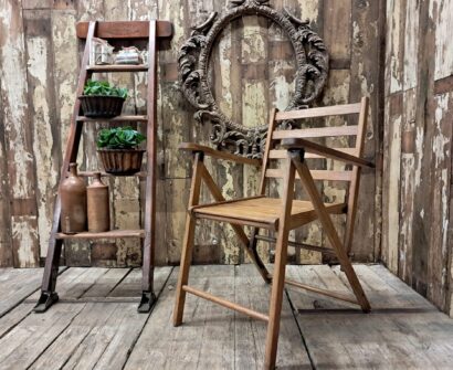 hardwood wall ladder shelf decorative homewares garden