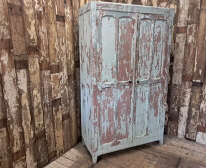 painted wooden shelved pantry cupboard furniture cupboards & cabinets
