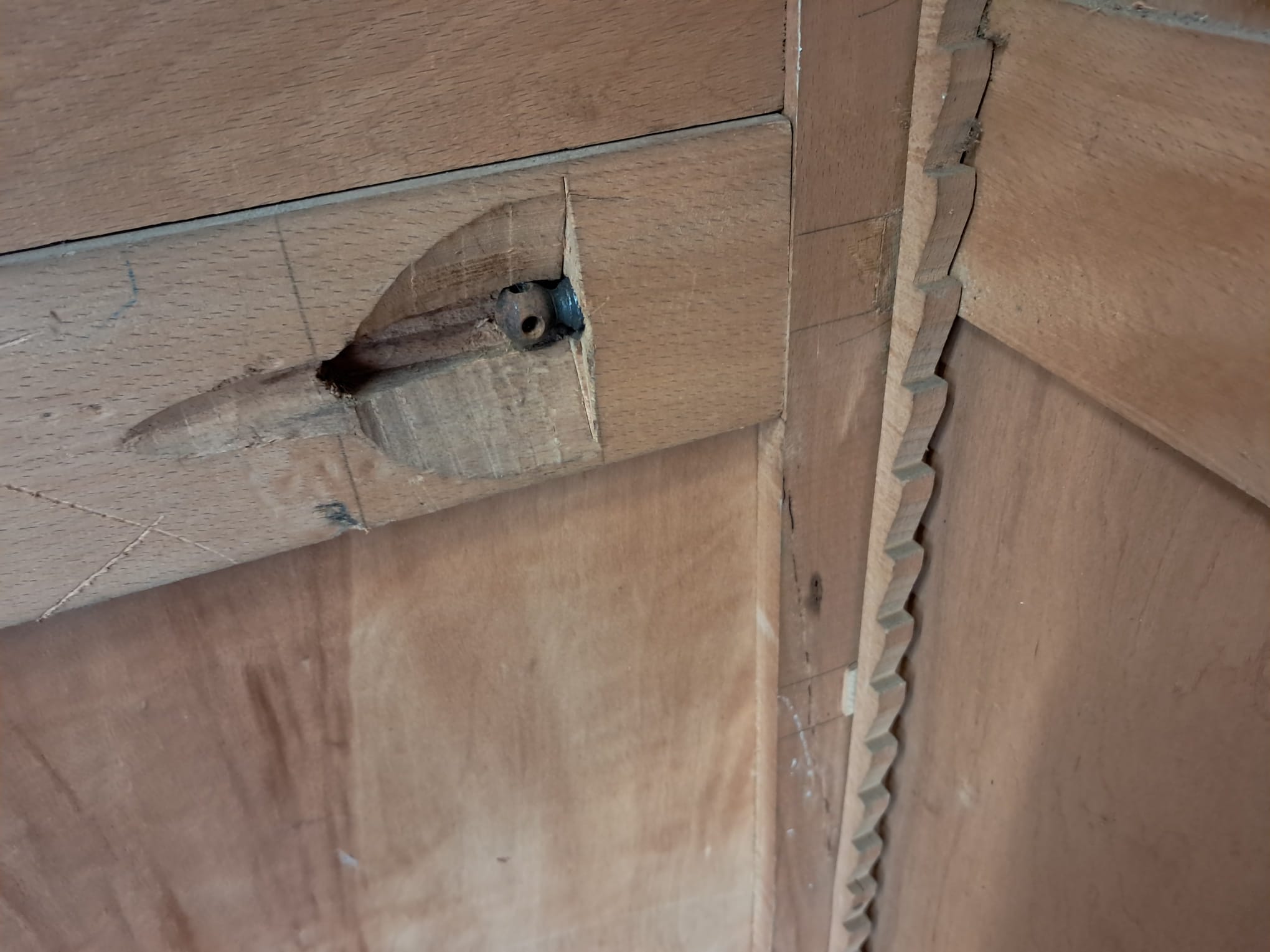 painted wooden shelved pantry cupboard furniture cupboards & cabinets