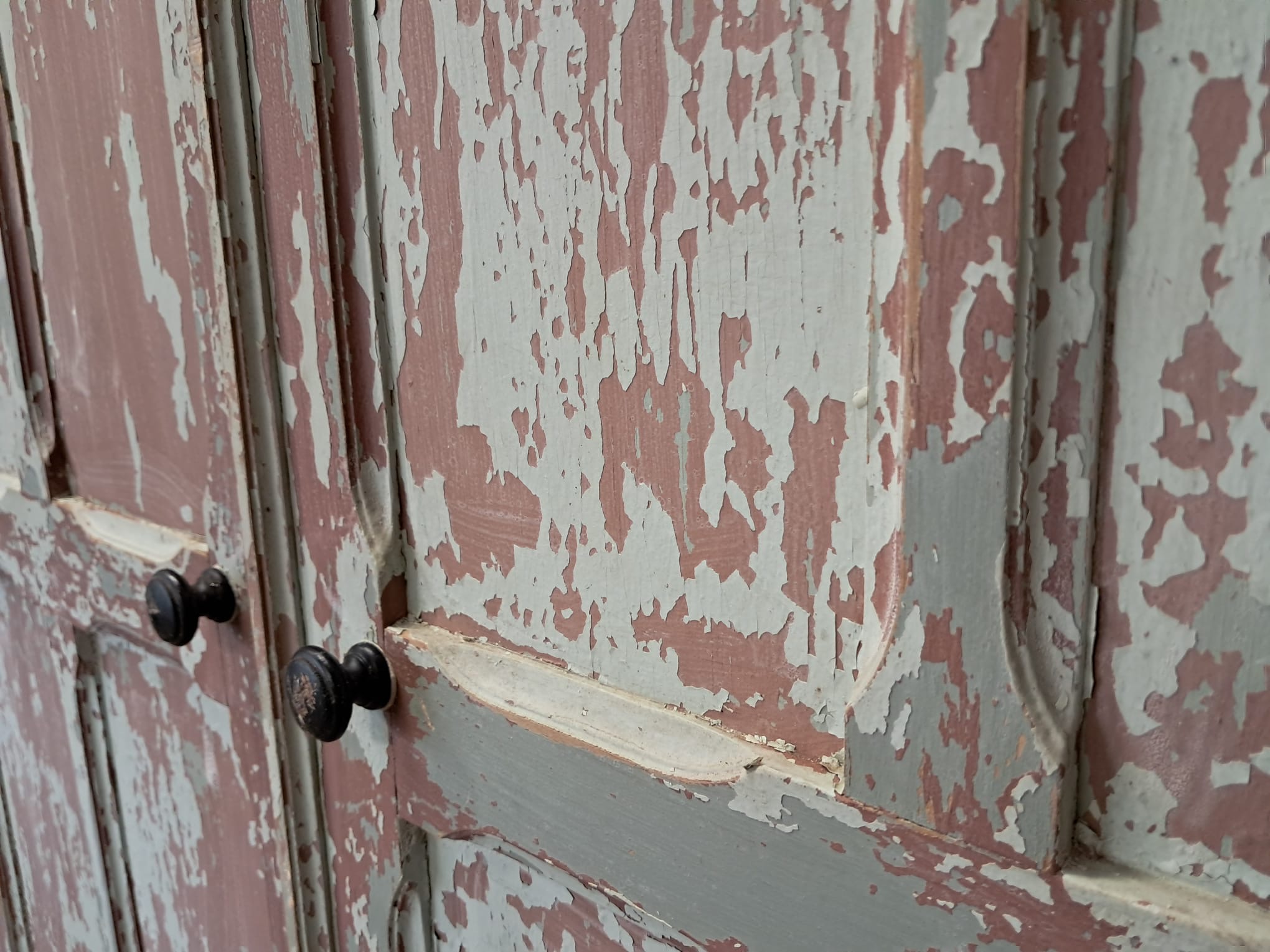 painted wooden shelved pantry cupboard furniture cupboards & cabinets