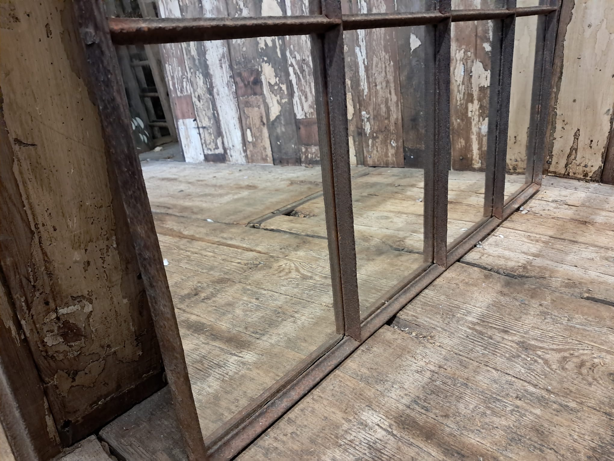 steel straight edge window mirror mirrors garden