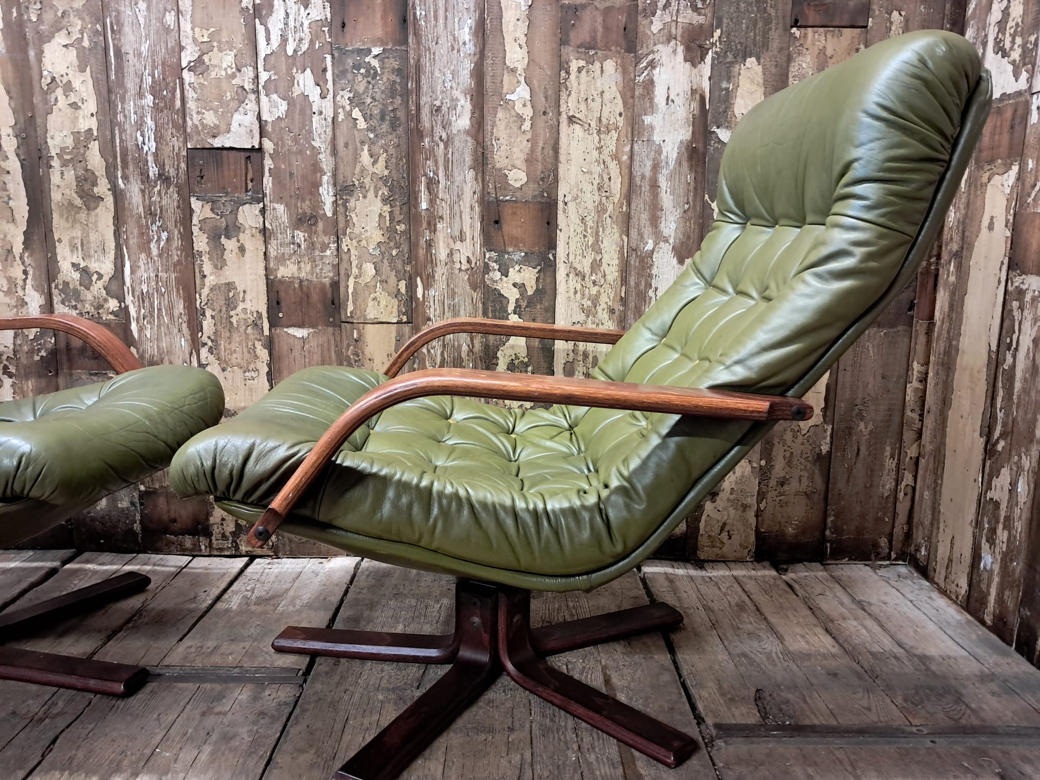 leather wood midcentury swivel chairs seating armchairs