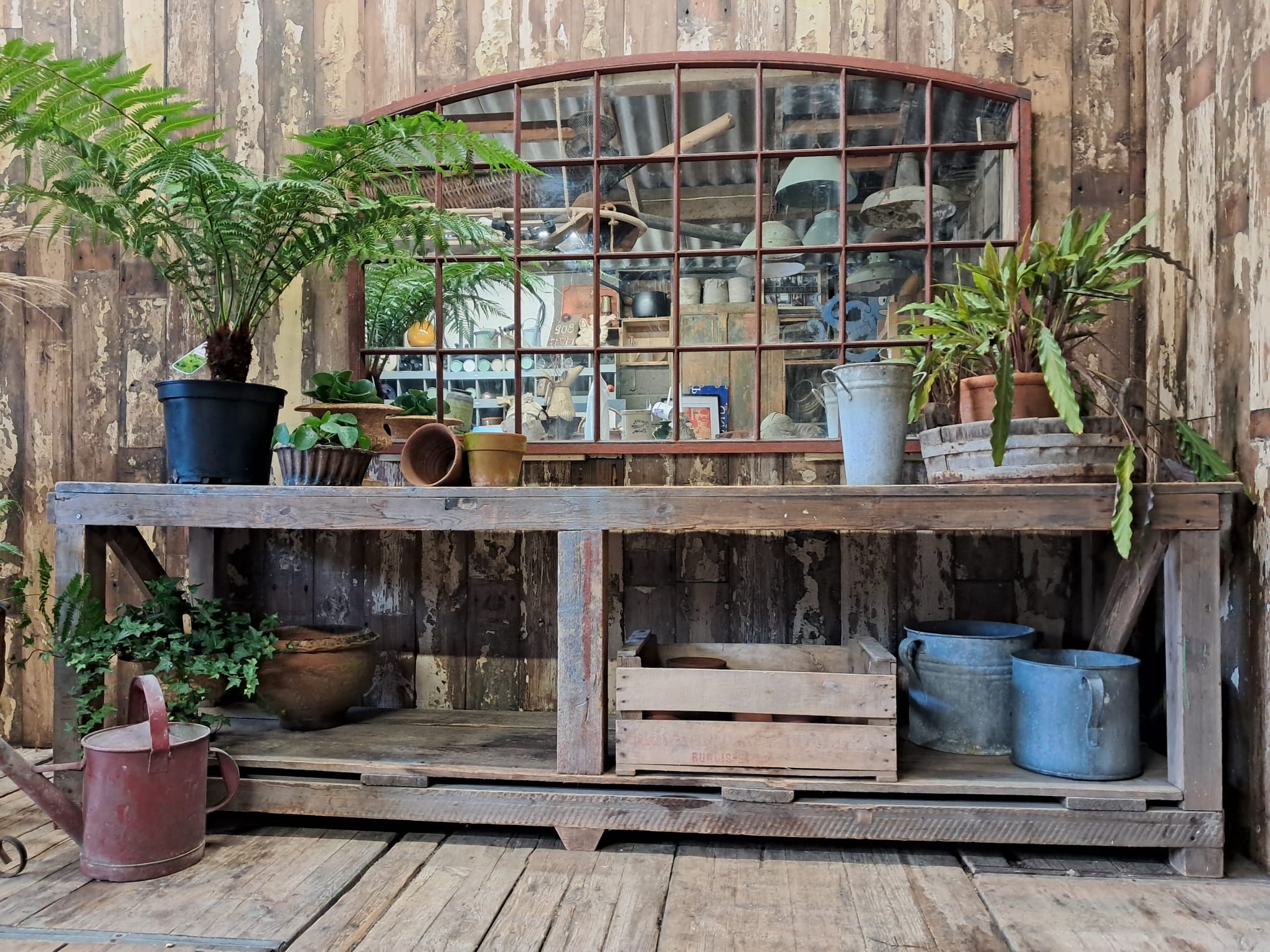 wooden potting table bench garden furniture