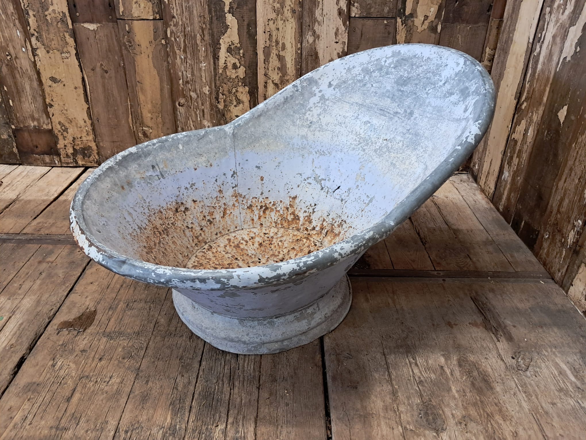 tin steel hip bath garden decorative homewares