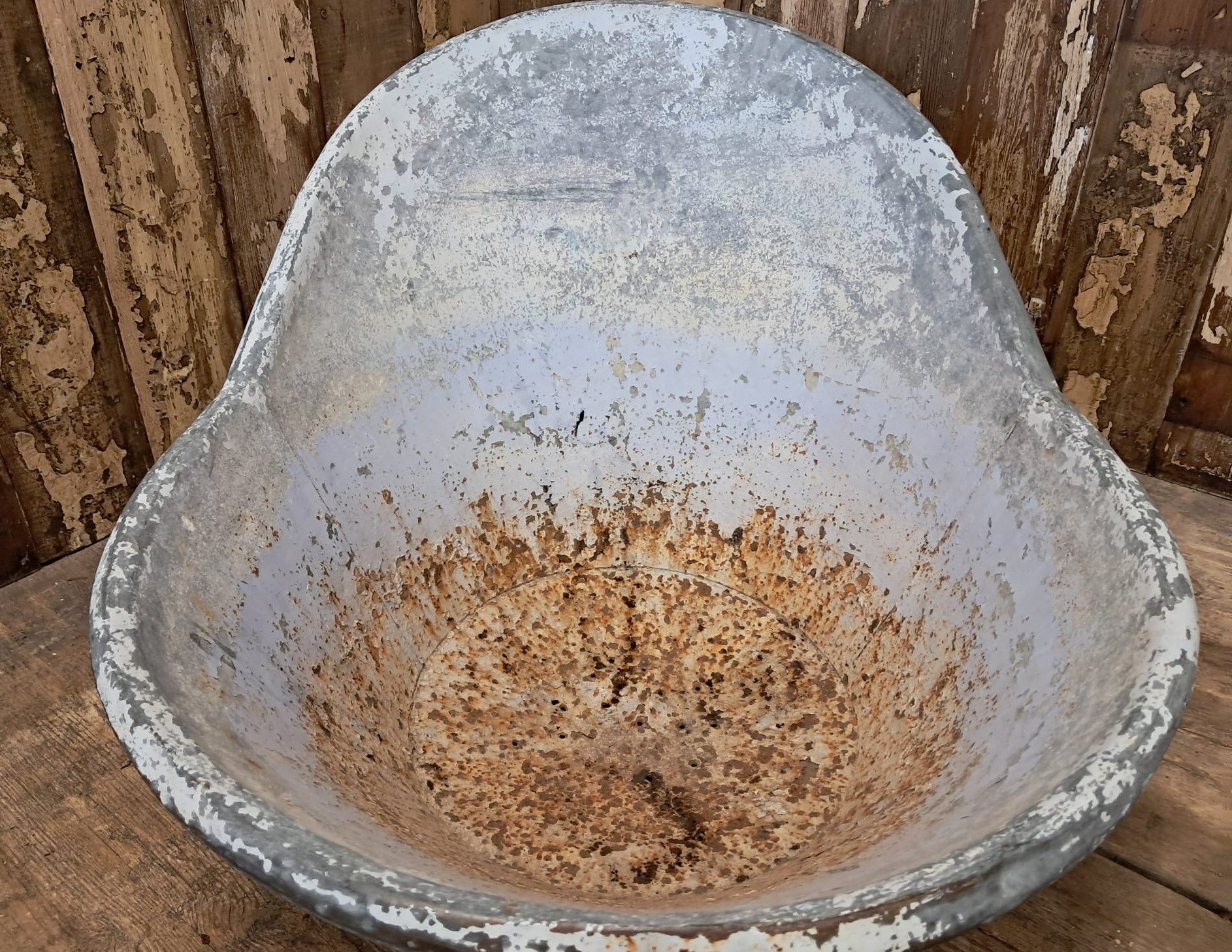 tin steel hip bath garden decorative homewares