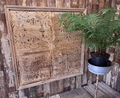 American metal ceiling tiles framed decorative homewares art