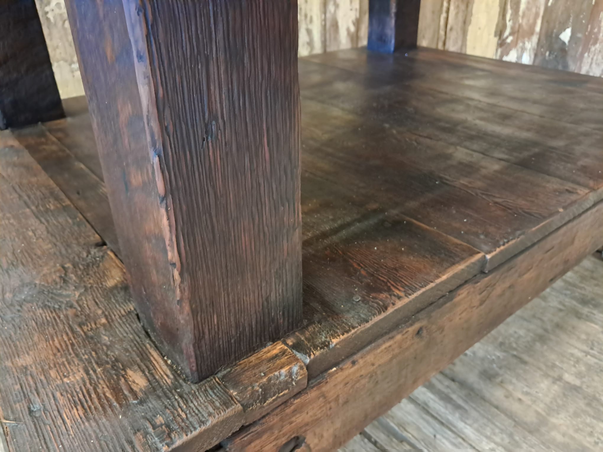 pine industrial trolley workstation table furniture tables industrial