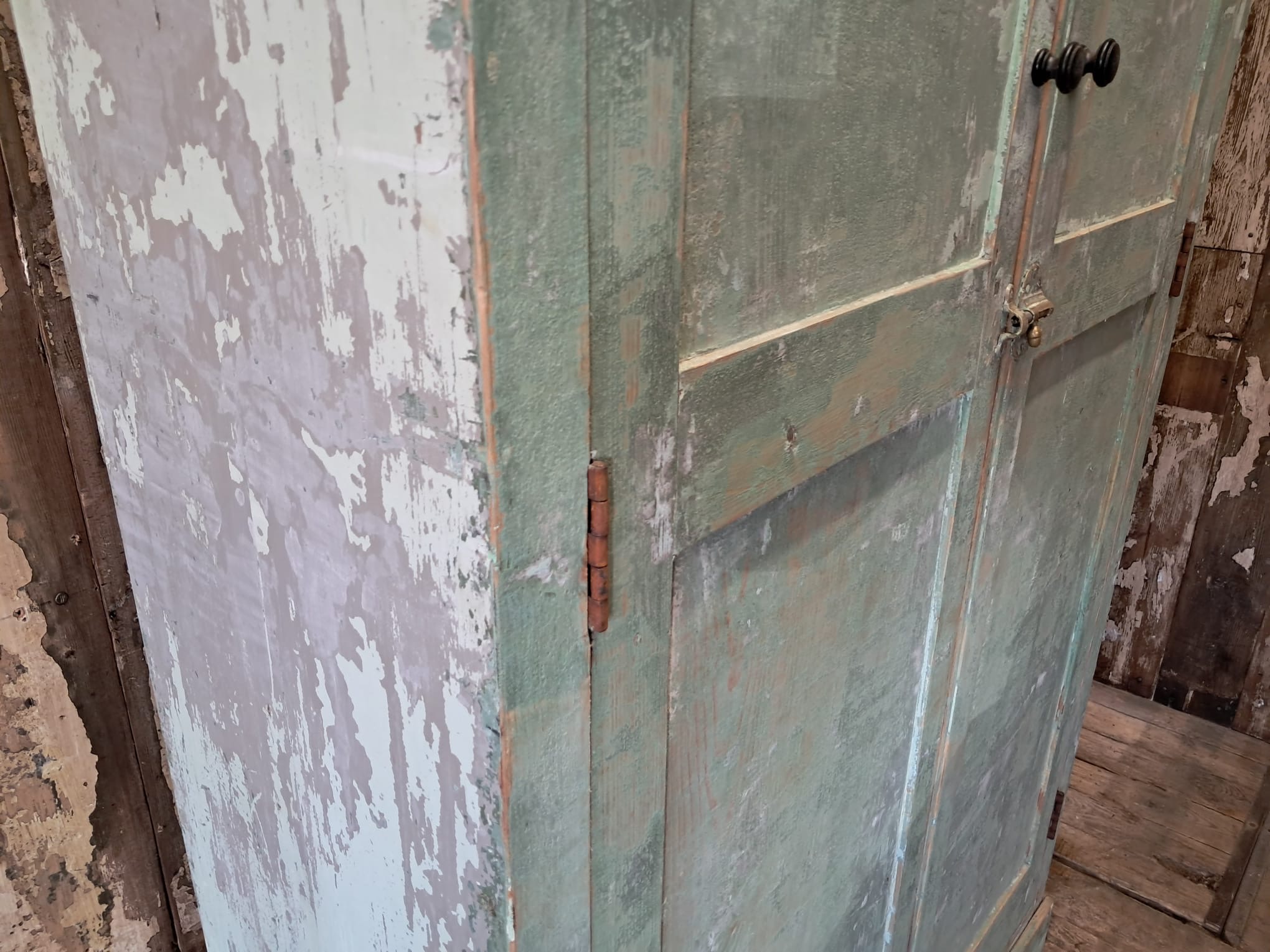 painted wooden shelved pantry cupboard furniture cupboards & cabinets