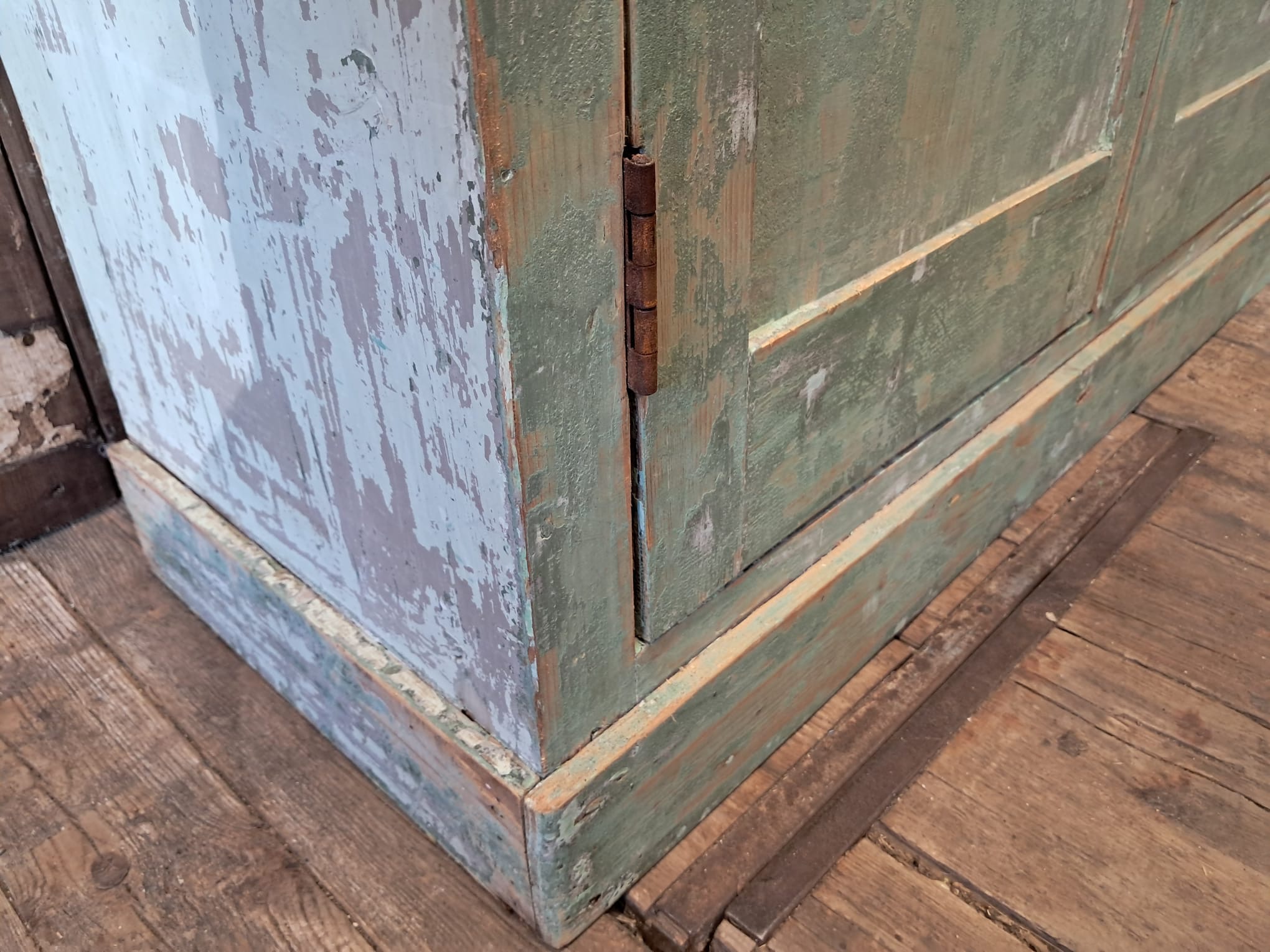 painted wooden shelved pantry cupboard furniture cupboards & cabinets