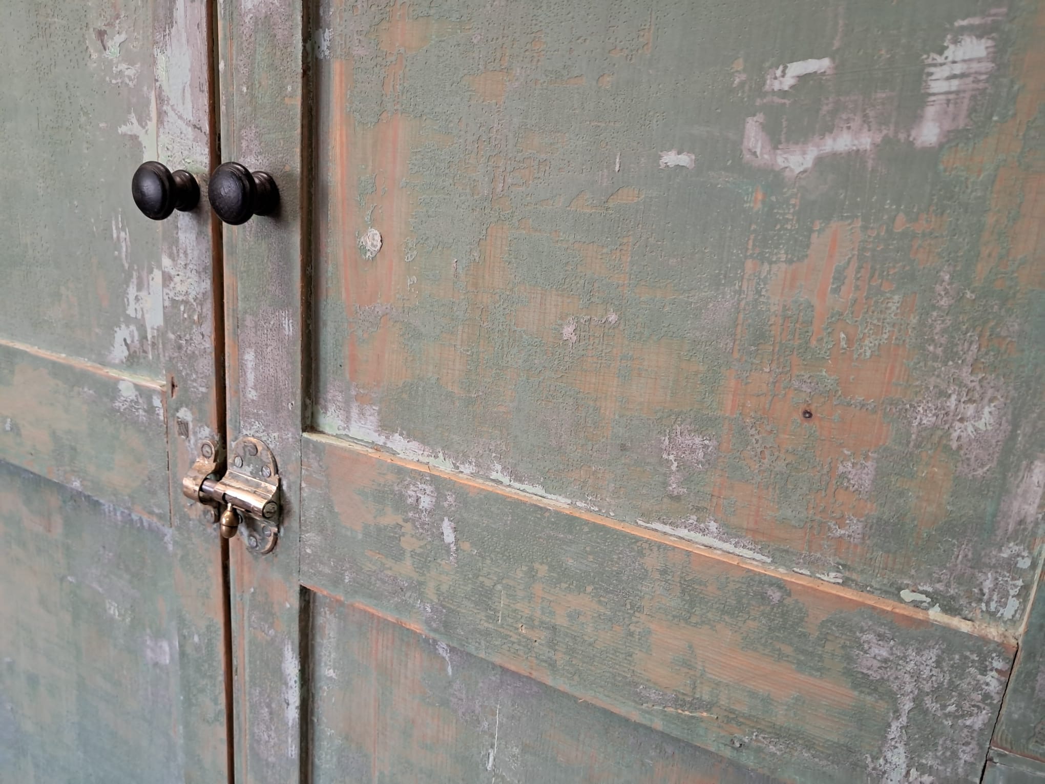 painted wooden shelved pantry cupboard furniture cupboards & cabinets