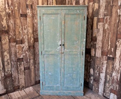 painted wooden shelved pantry cupboard furniture cupboards & cabinets