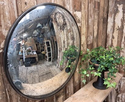 brass round convex mirror mirrors