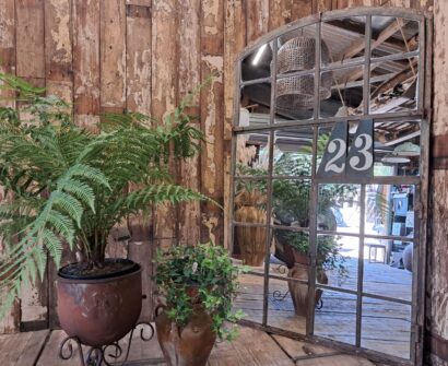 steel arch top factory window mirror mirrors garden