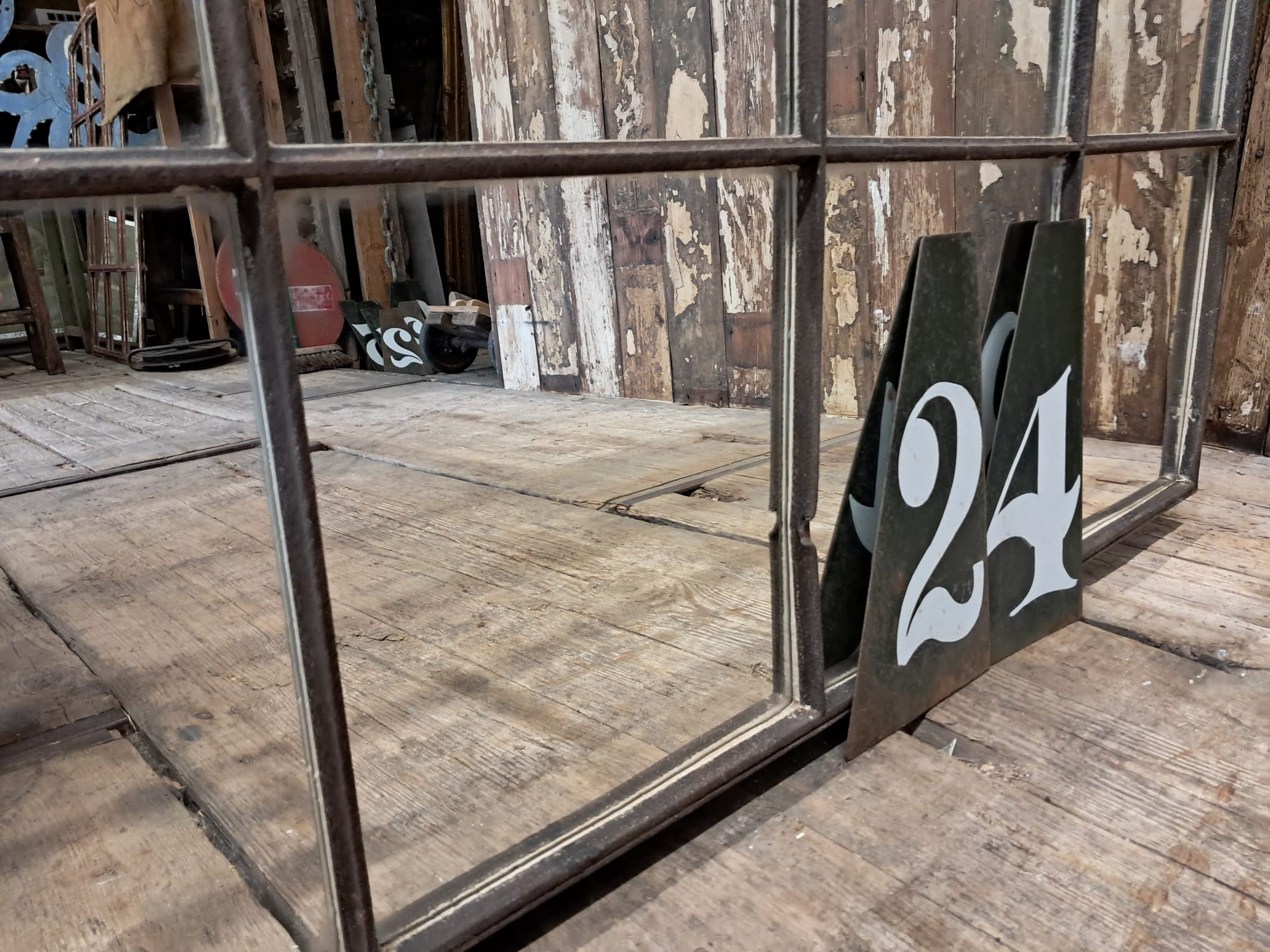 wrought iron arch top window mirror mirrors garden