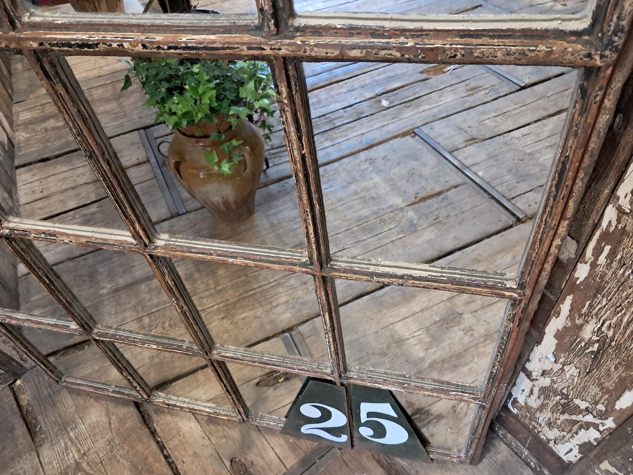 wrought iron arch top factory window mirror mirrors garden