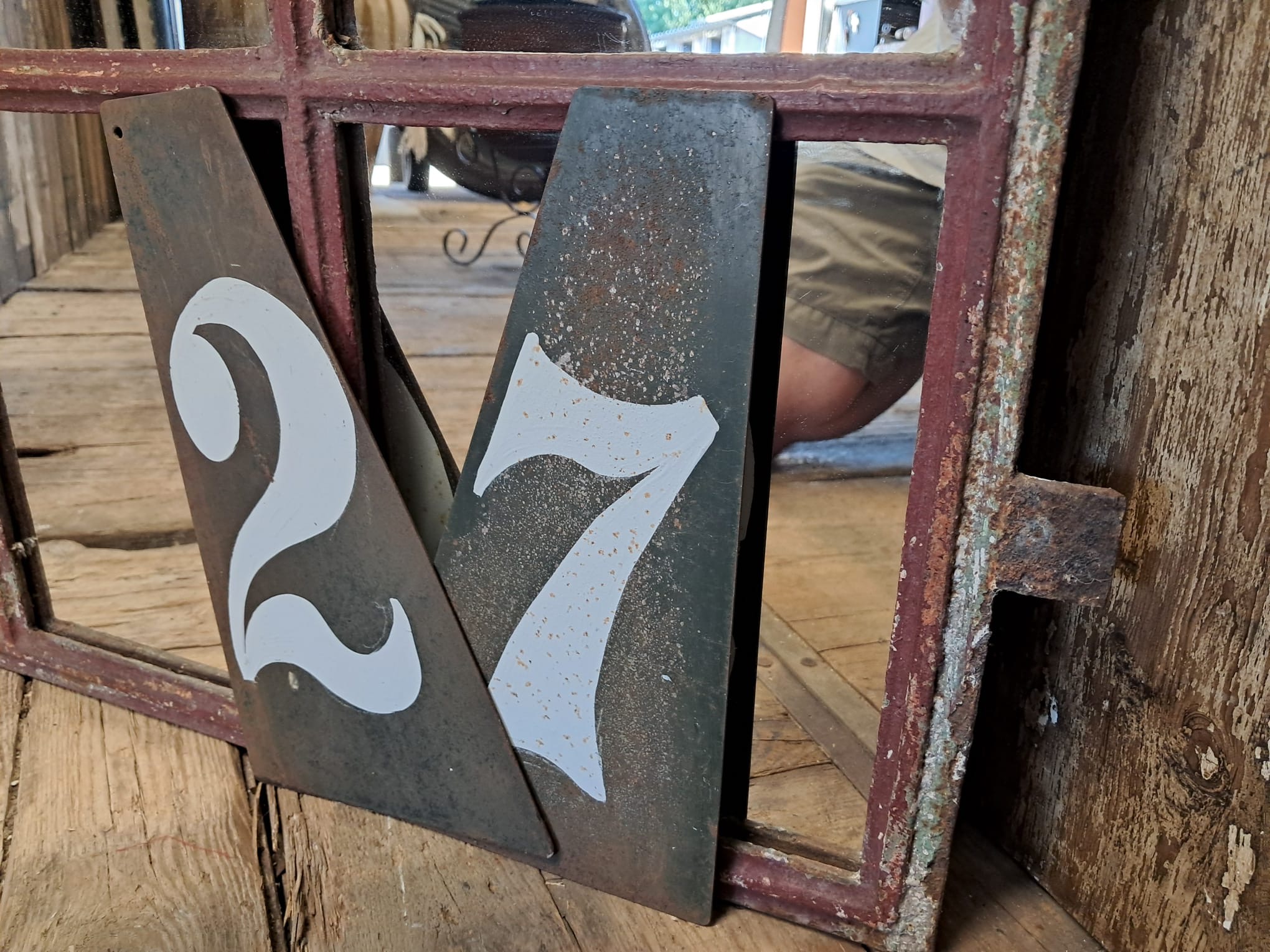 wrought iron arch top factory window mirror mirrors garden