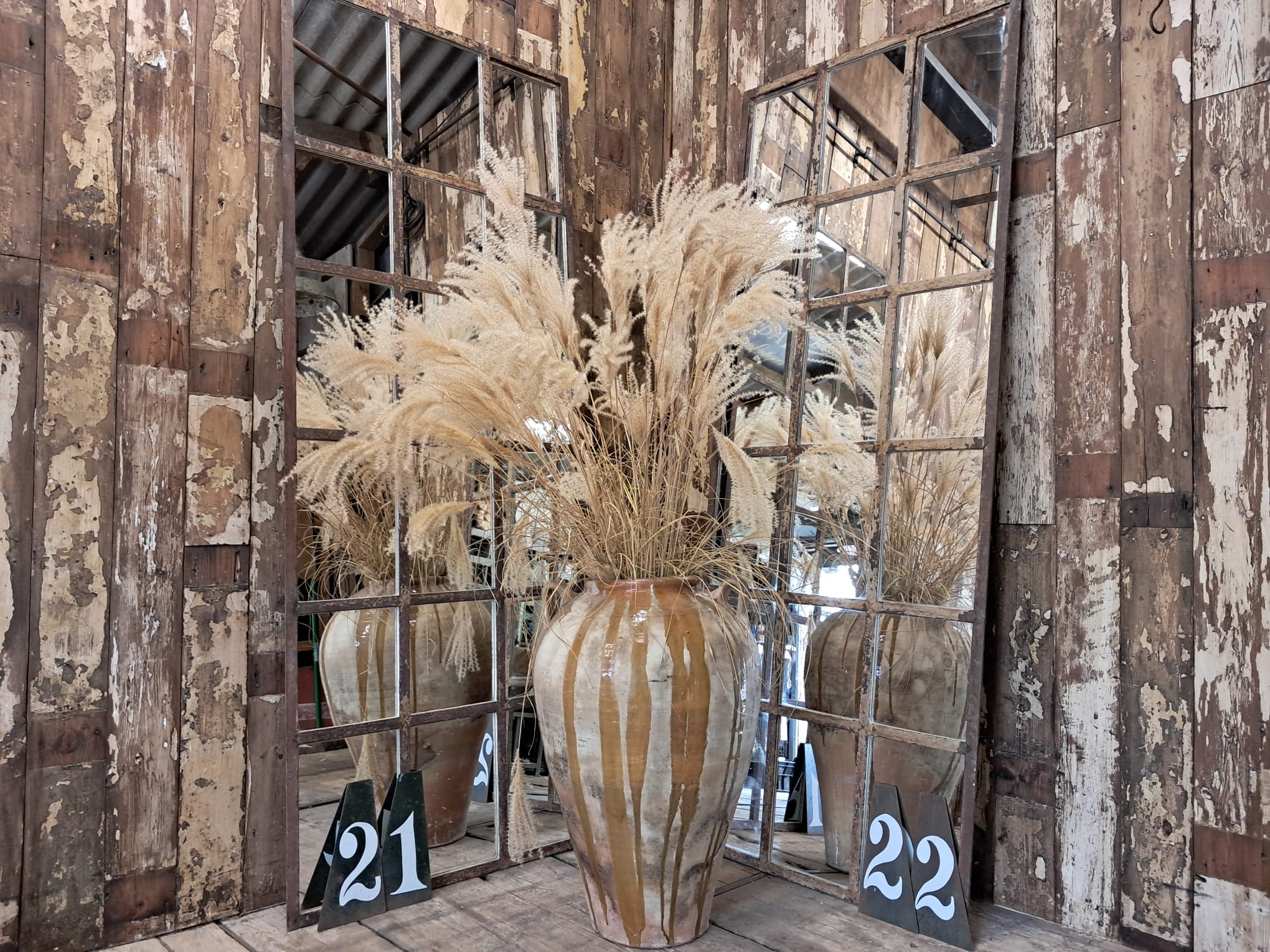 wrought iron straight edge window mirror mirrors garden