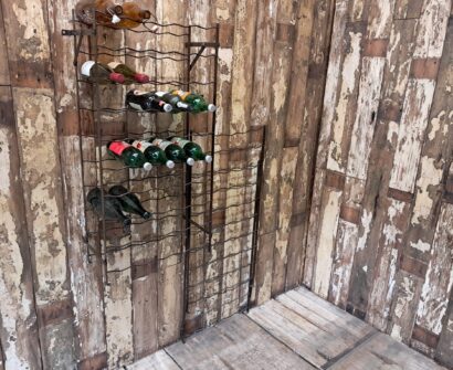 metal rigidex shelving wine unit furniture storage homewares