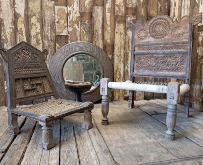 wood and rope low chair seating occasional chairs