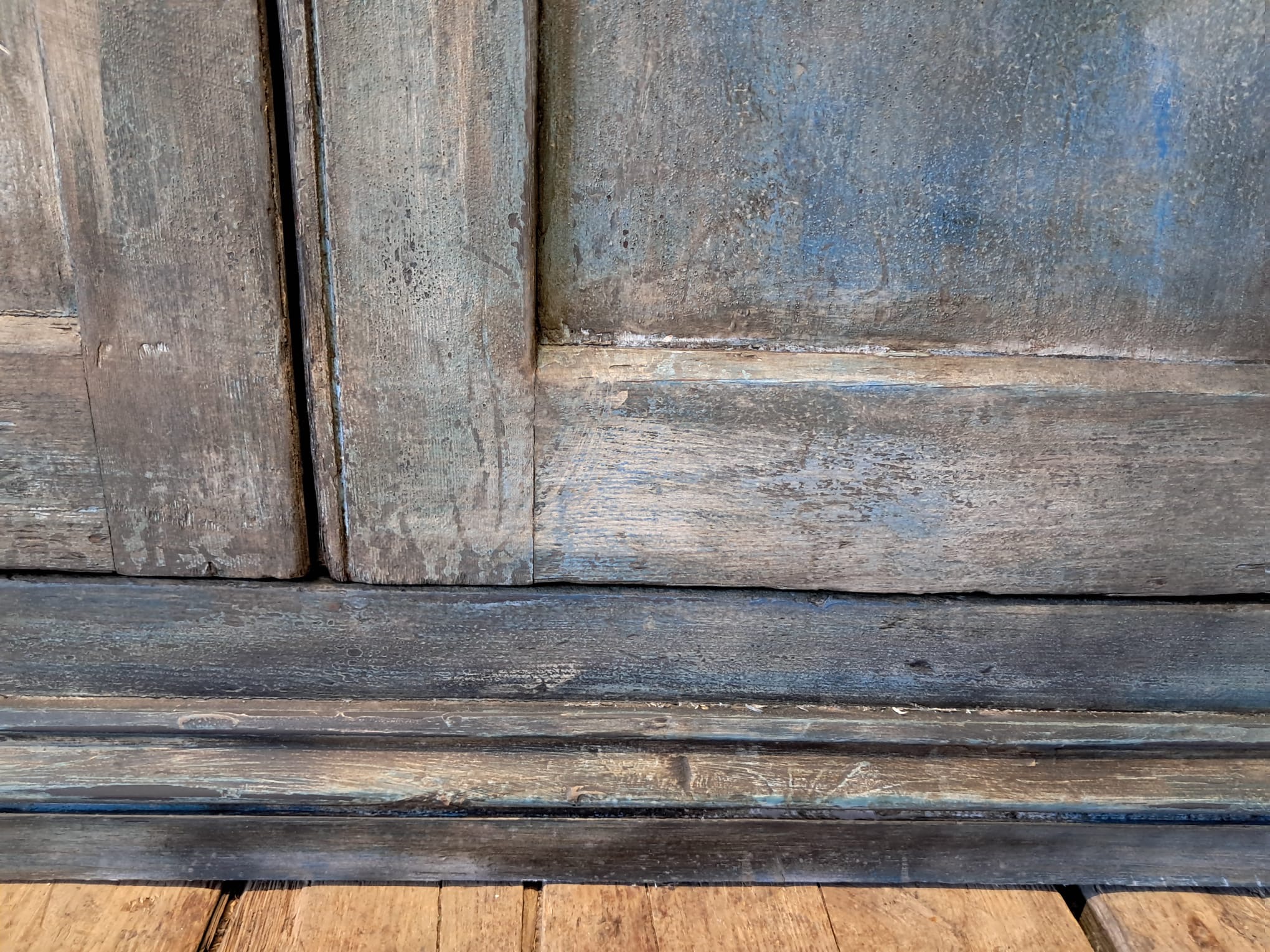 painted wooden shelved pantry cupboard furniture cupboards & cabinets