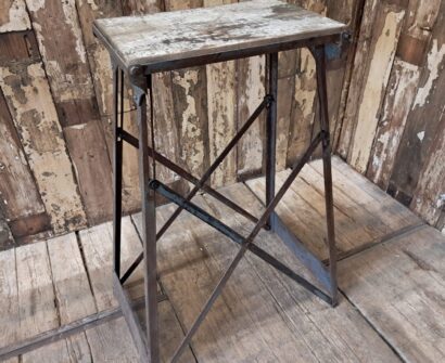 steel and pine folding stand furniture tables decorative homewares