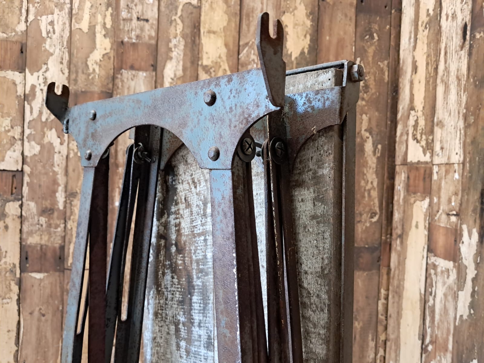 steel and pine folding stand furniture tables decorative homewares