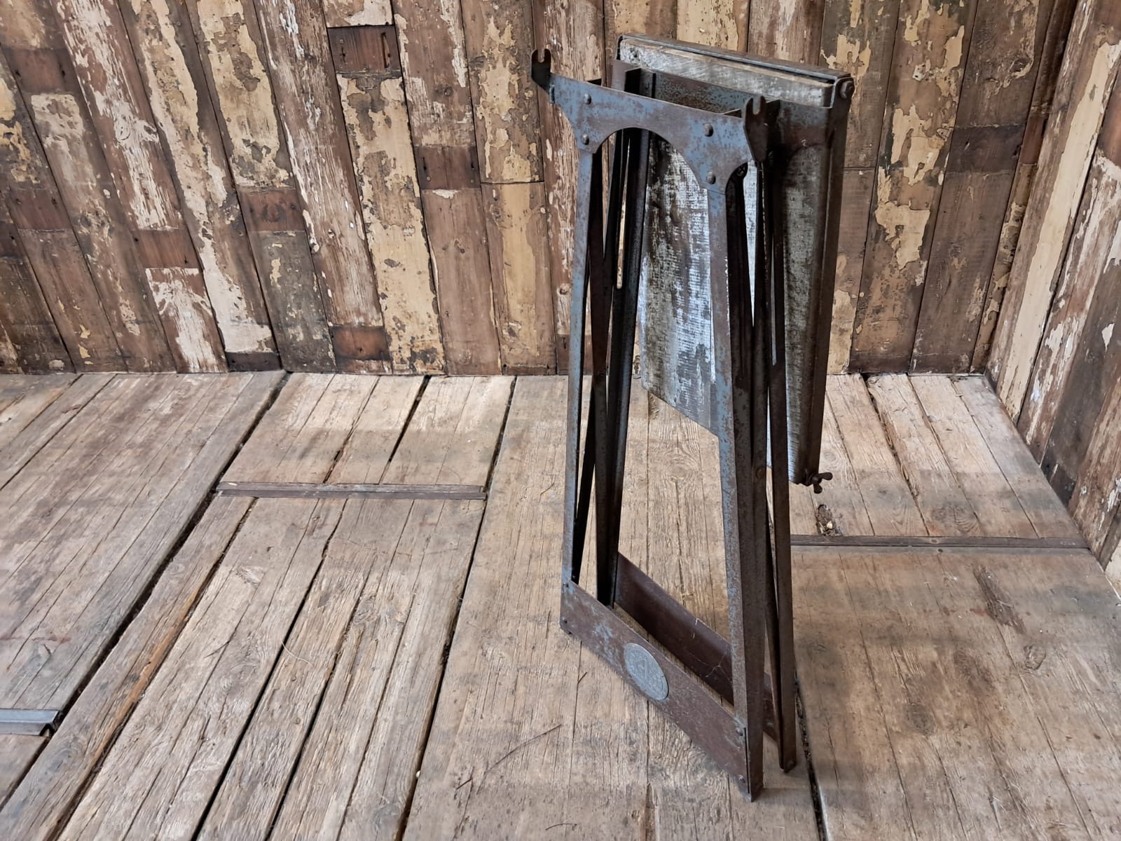 steel and pine folding stand furniture tables decorative homewares