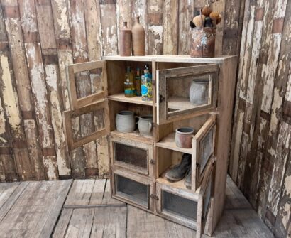 fruitwood and wire mesh cupboard furniture cupboards and cabinets