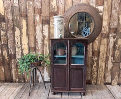 painted hardwood display cabinet vitrine furniture cupboards and cabinets