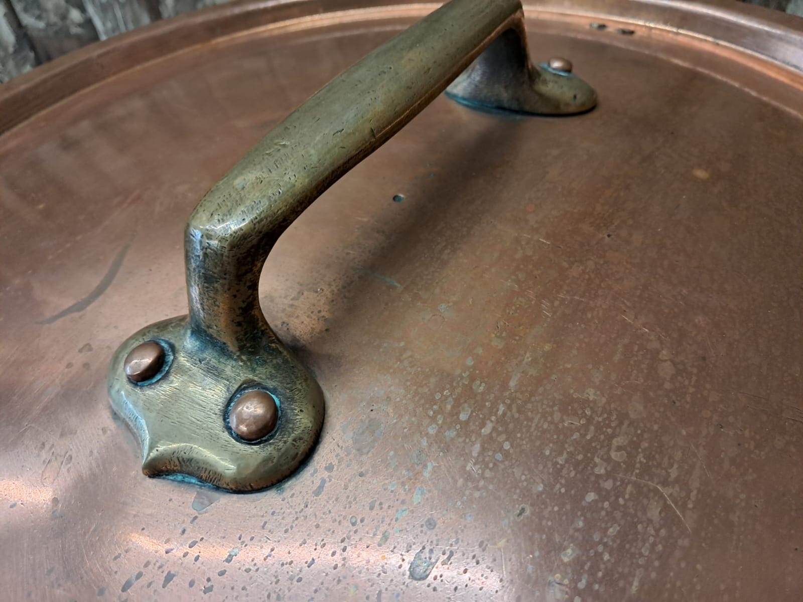 oak copper brass grain barrel lid decorative homewares garden decorative