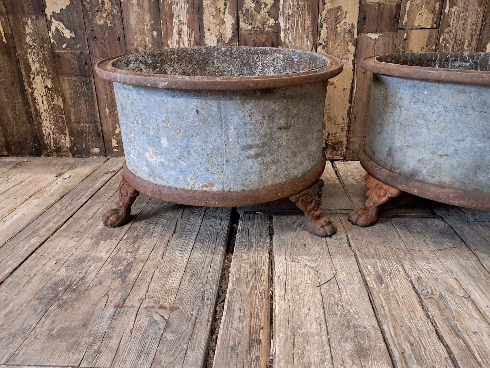 steel cast iron planters garden decorative homewares