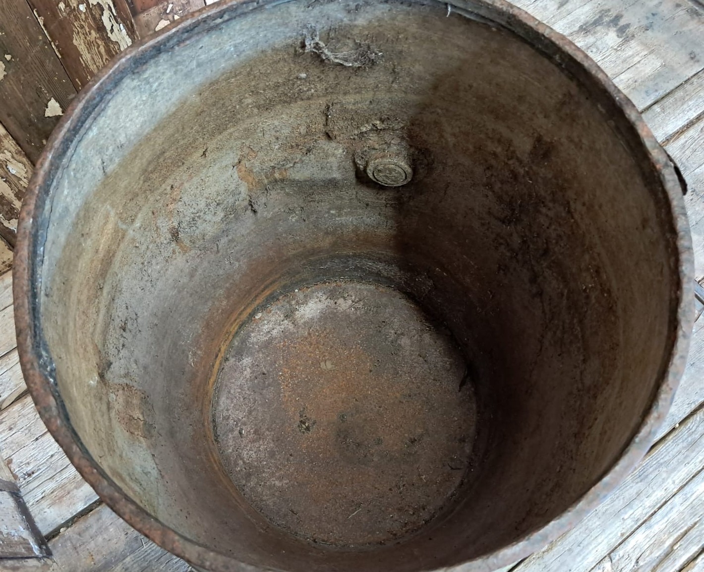 galvanised acid barrel vessel garden planters industrial decorative homewares