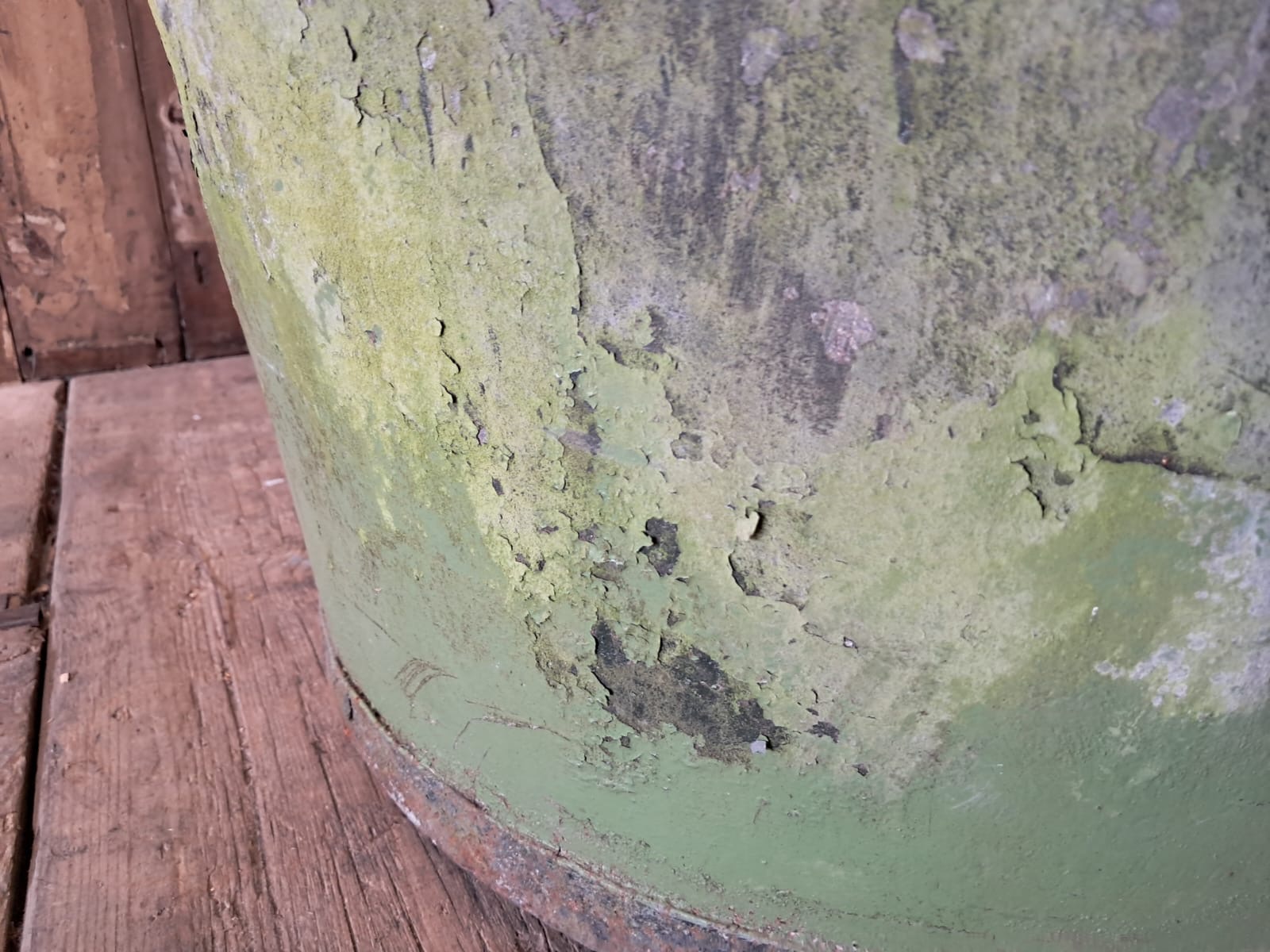 galvanised acid barrel vessel garden planters industrial decorative homewares