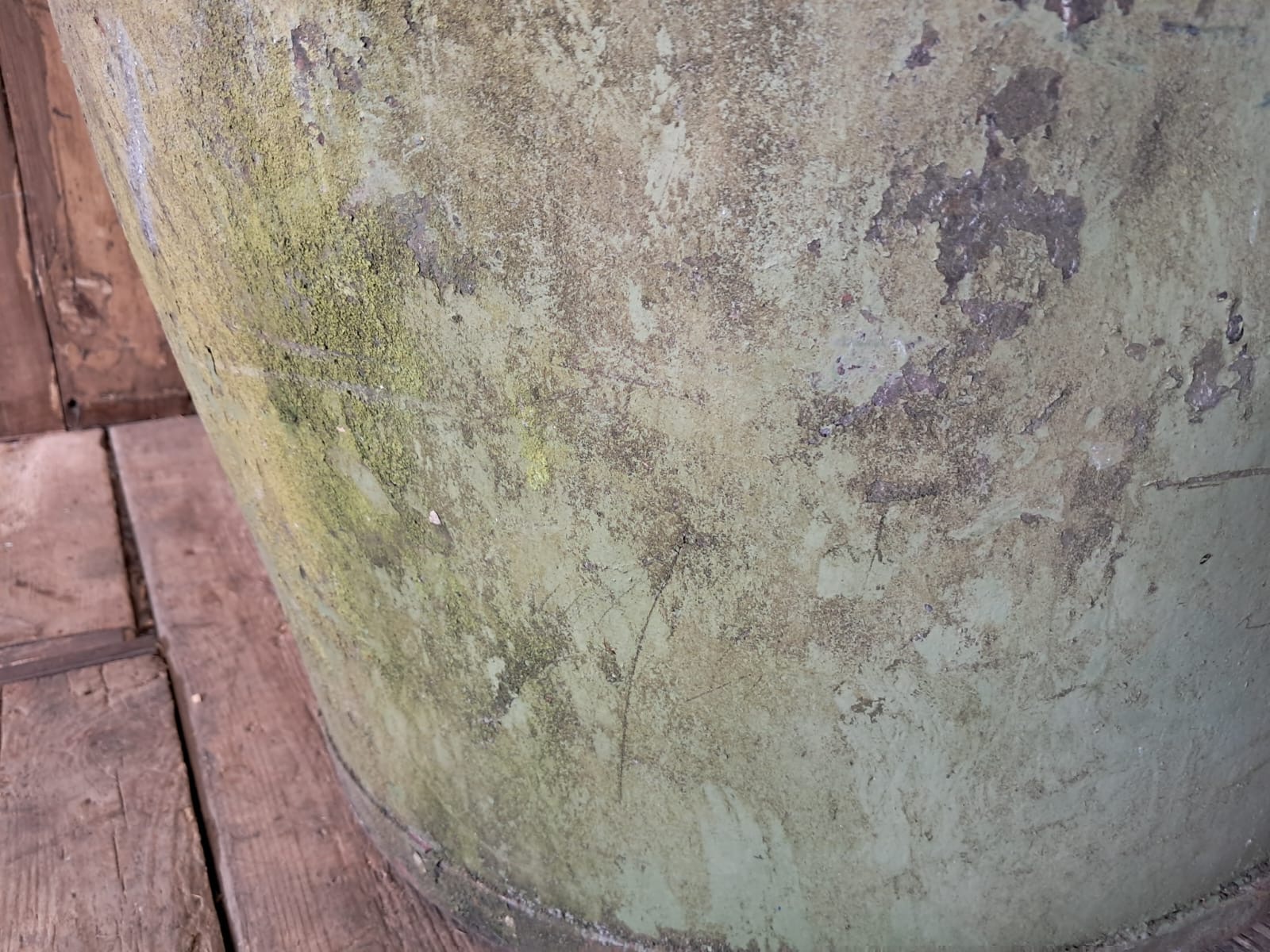 galvanised acid barrel vessel garden planters industrial decorative homewares