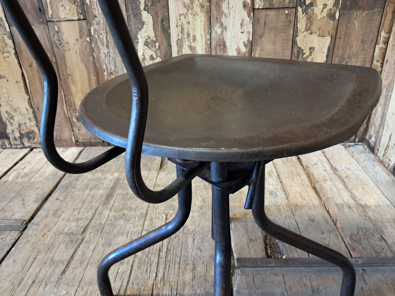 metal factory chair seating occasional chairs industrial