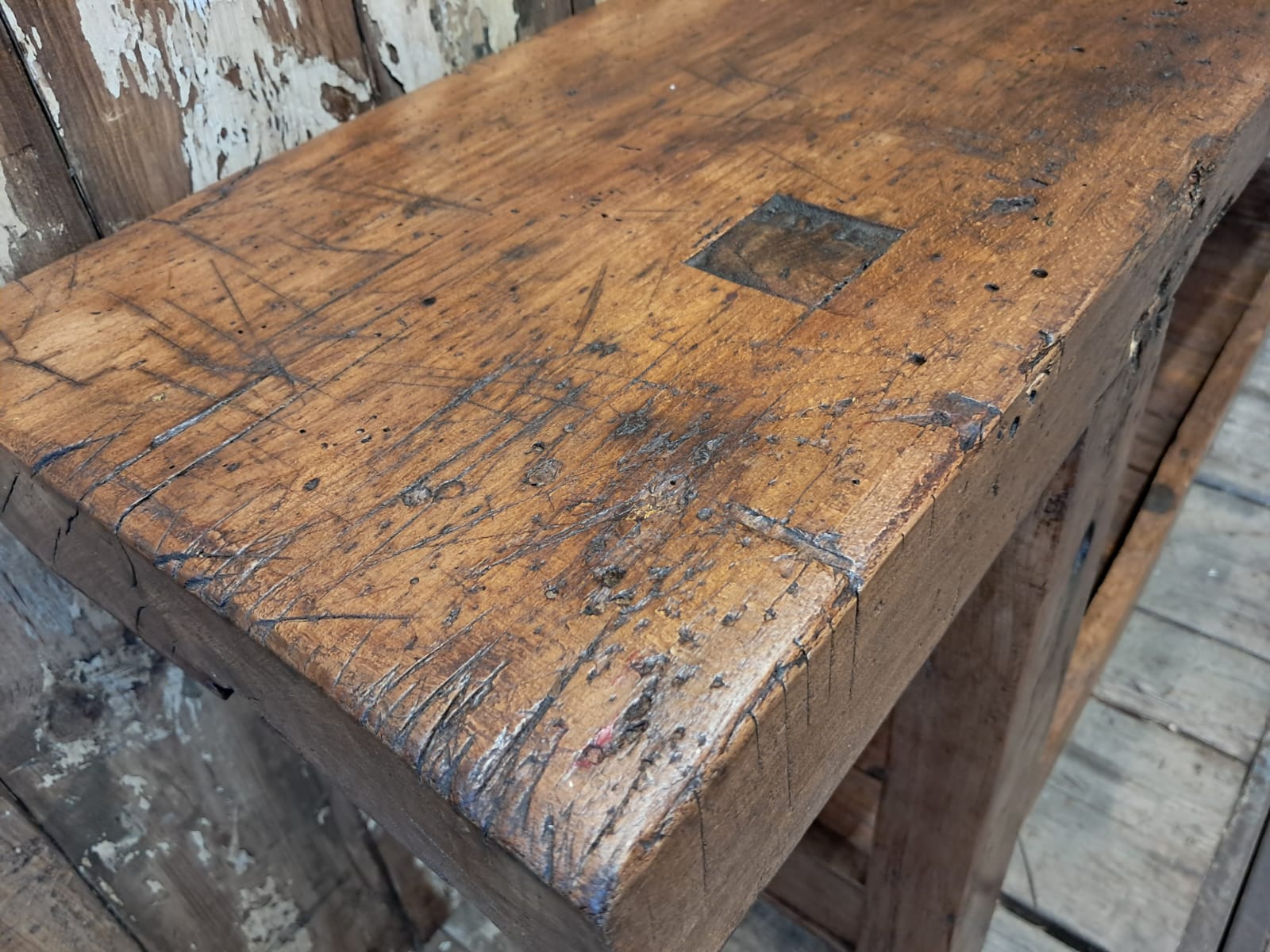 wooden workbench furniture tables industrial