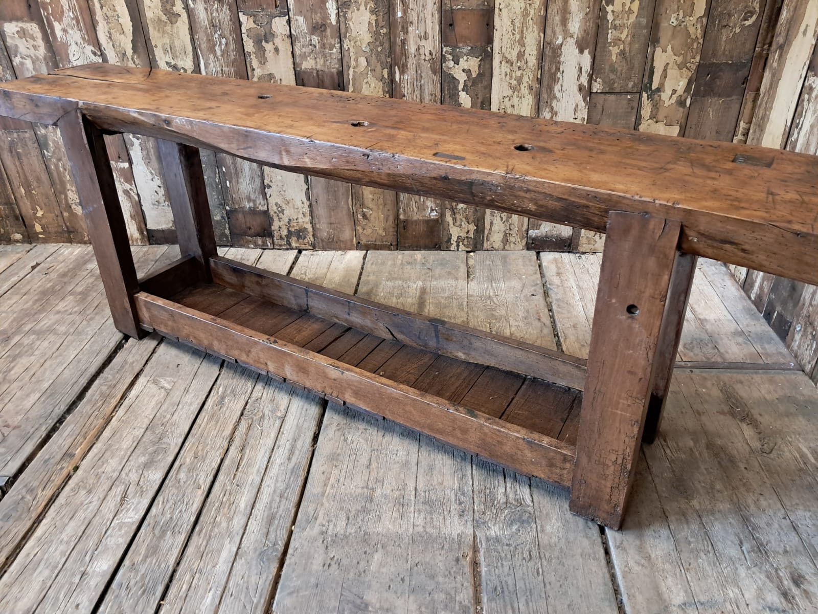 wooden workbench furniture tables industrial