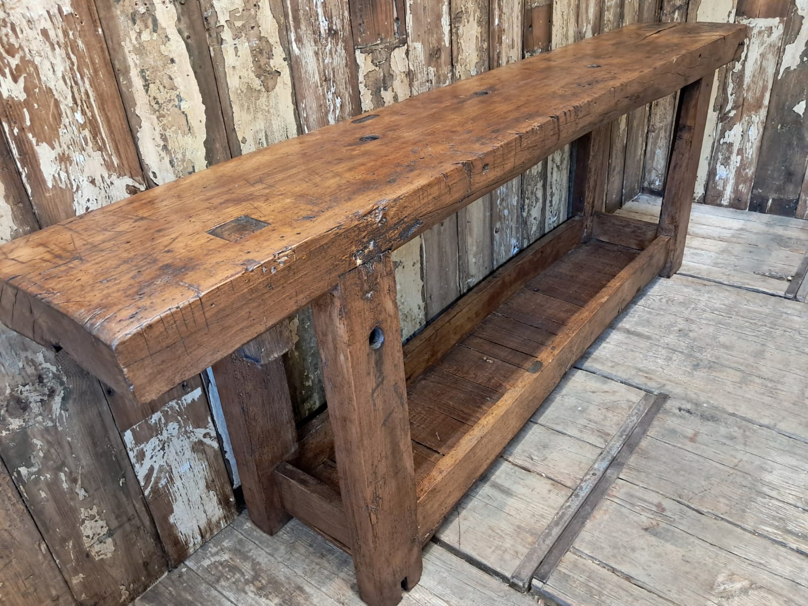 wooden workbench furniture tables industrial