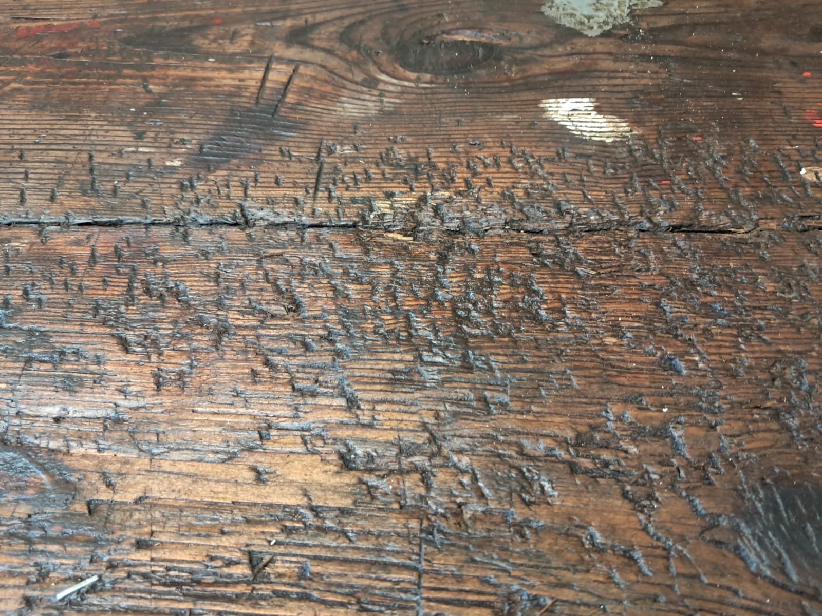 large wooden workbench furniture tables industrial